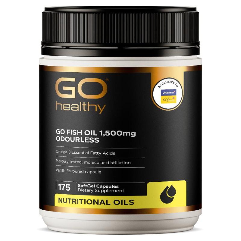 GO Healthy GO Fish Oil 1500mg Capsules 175s