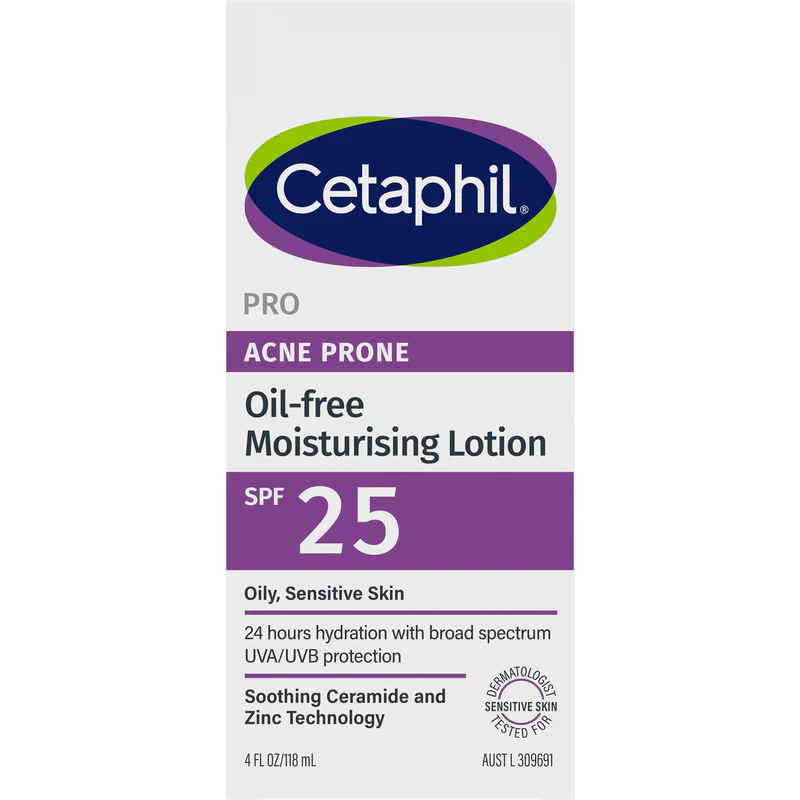 Cetaphil Pro Acne Prone Oil-Free Moisturiser SPF25 118ml