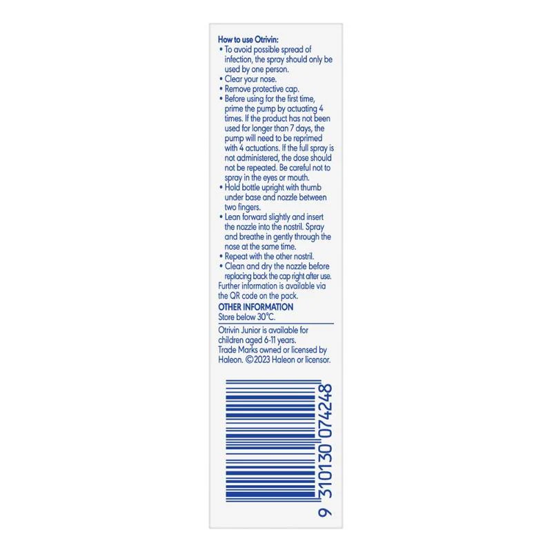 Otrivin Adult Nasal Spray 10ml