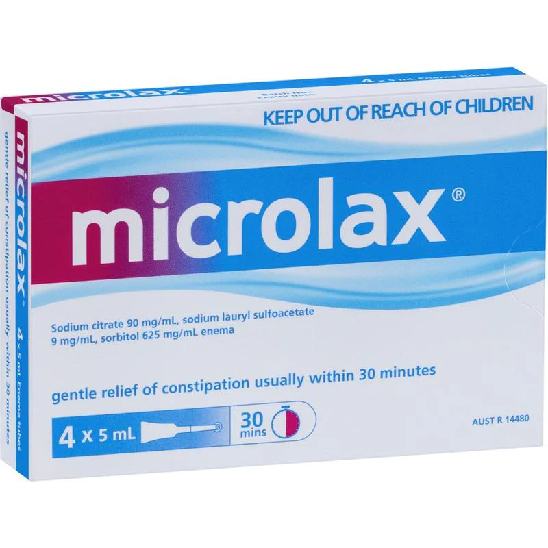 Microlax ENEMA OTC 5ML 4pk