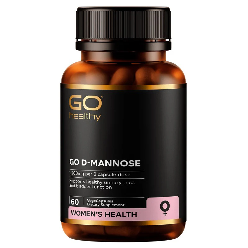 GO Healthy GO D-Mannose VegeCapsules 60s