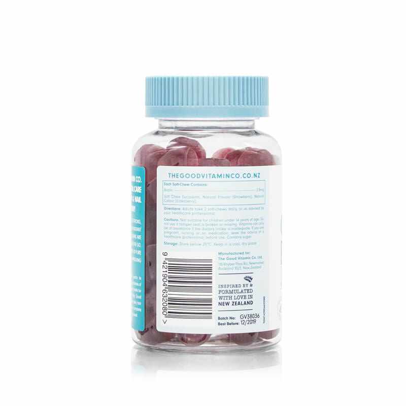 The Good Vitamin Co Good Biotin Hair/Skin/Nails Soft-Chews 60s